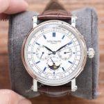 Best Replica Patek Philippe watch PP Annual Calendar Watches Brown Leather Strap_th.jpg